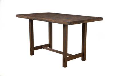 Alpine Furniture Emery Pub Height Dining Table, Walnut