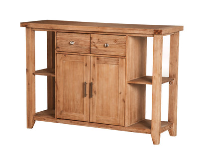 Alpine Furniture Aspen Server, Antique Natural