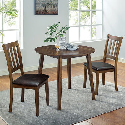 Furniture of America Hedgecrow 3-Piece Dining Table Set